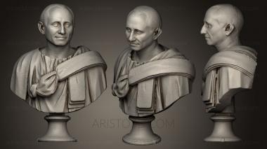 Busts and heads antique and historical (BUSTA_0561) 3D model for CNC machine